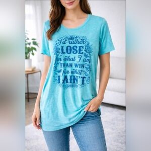 Cheekys I'd Rather Lose For What I Am Than Win For What I Aint Tee